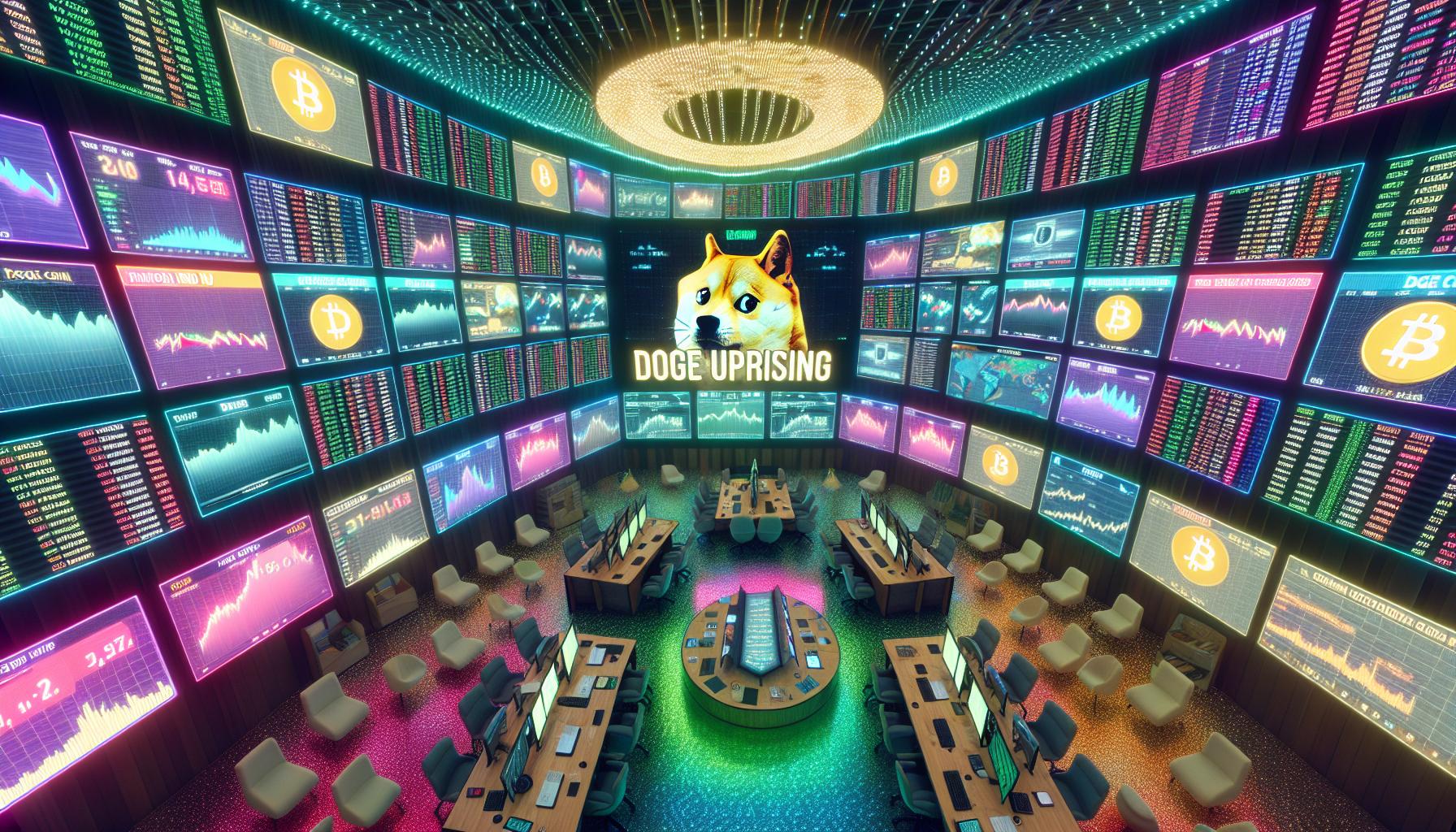 Dogecoin and Floki Inu: Growth Stalls as Doge Uprising's Crypto Presale Surges | FinOracle