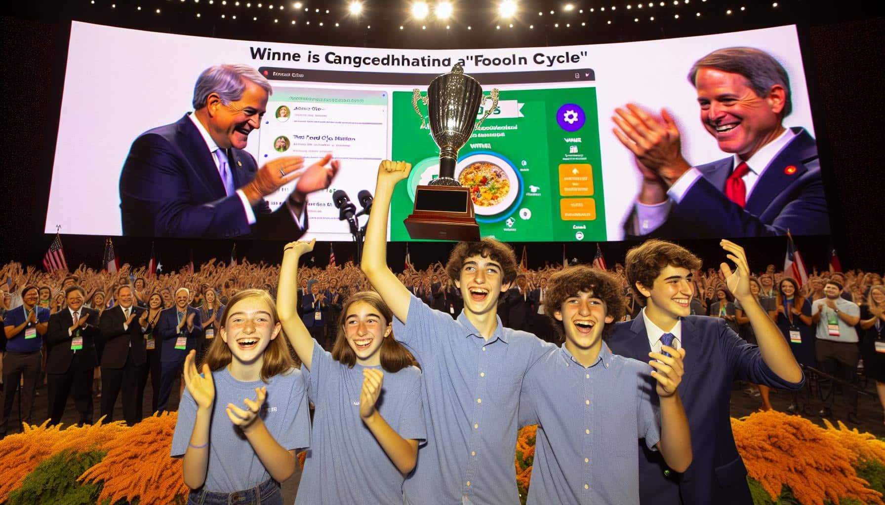 Four Teens Recognized for Food Waste App Development | FinOracle