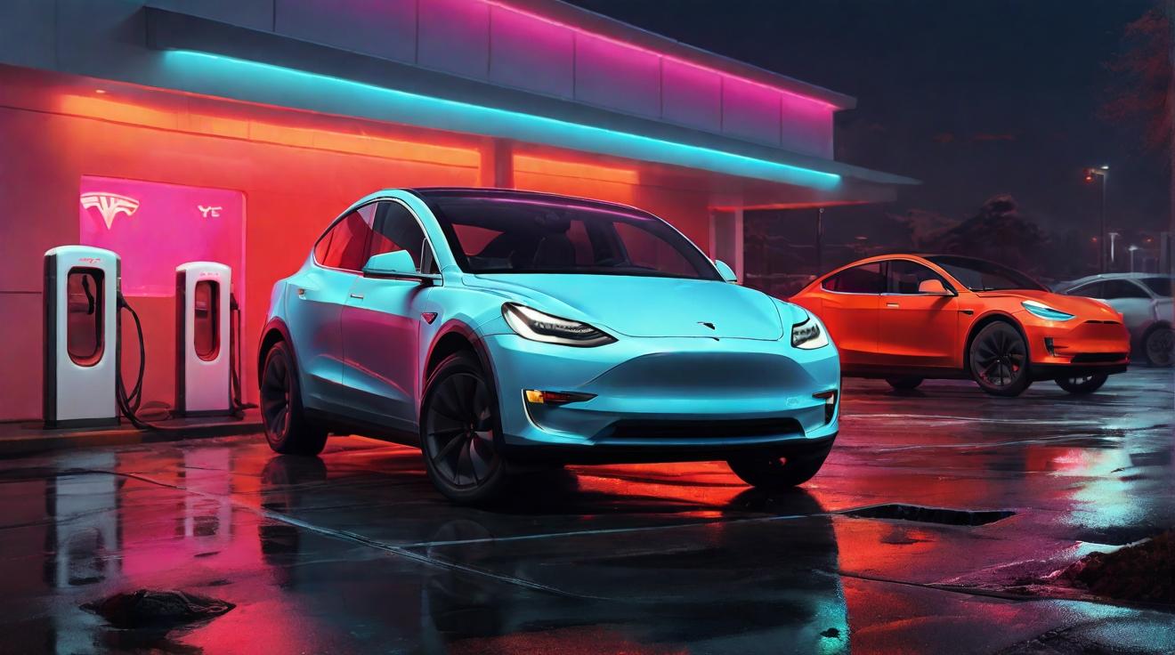 Tesla Model Y: Supercharger Blocked, Charges Over Curb | FinOracle