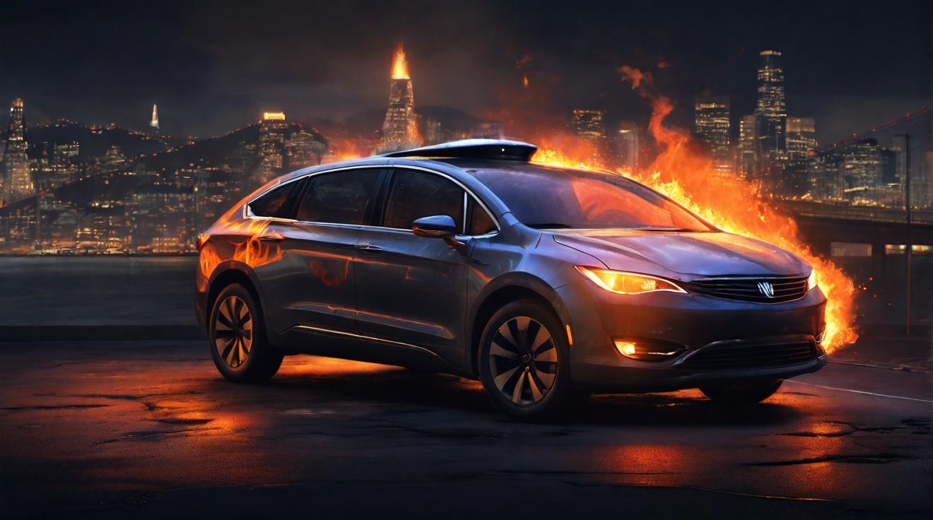 Mob Torches Waymo Car in SF, Sparks Investigation | FinOracle