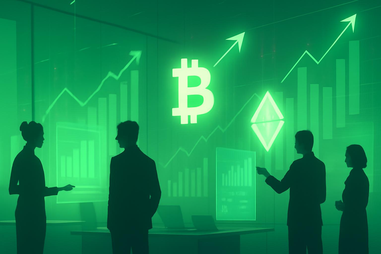 Spot Bitcoin and Ether ETFs Drive Crypto Market Beyond  Trillion | FinOracle